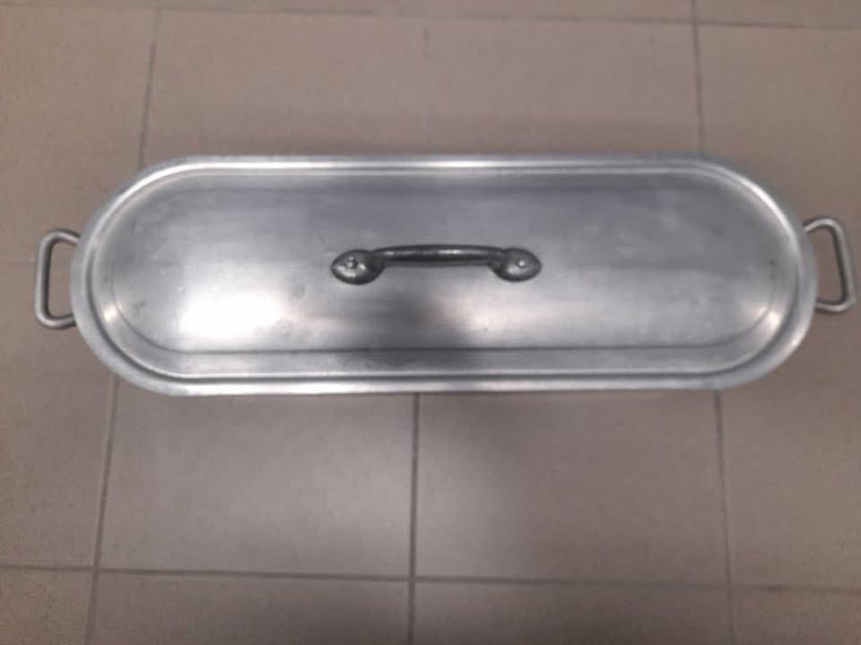 Poissonnière-casserole aluminium BOURGEAT, Enlèvement, Utilisé, Aluminium, Casserole, Bidon ou Boîte