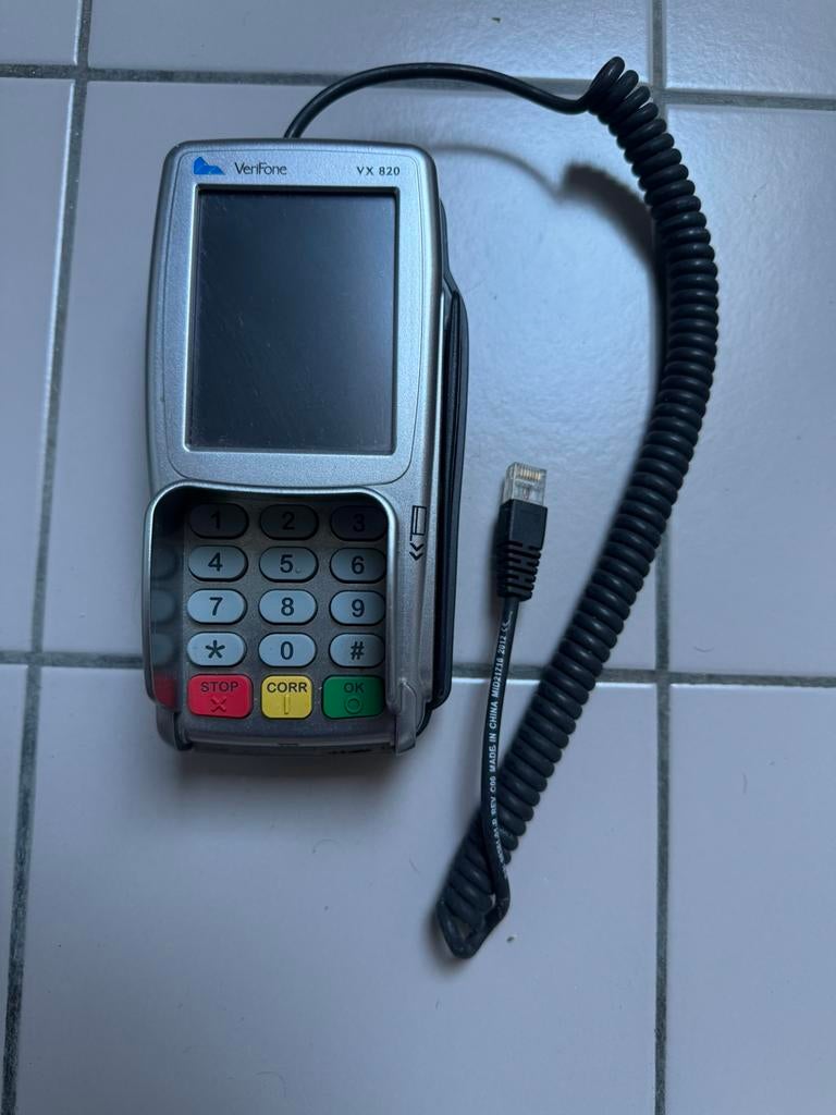 Betaalterminal, Zakelijke goederen, Kantoor en Winkelinrichting | Kassa's en Betaalsystemen, Ophalen of Verzenden