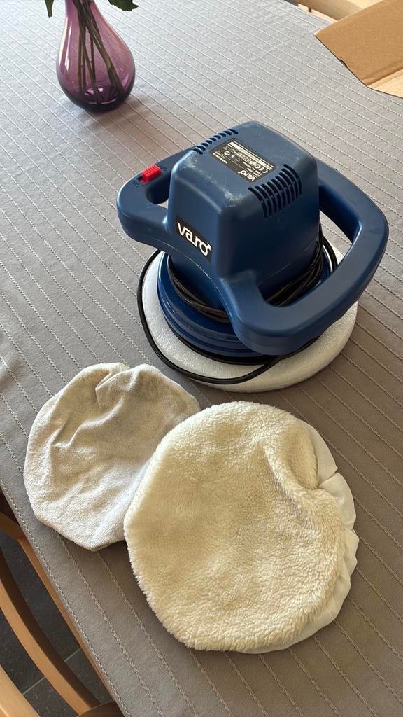 Auto poliermachine, Ophalen