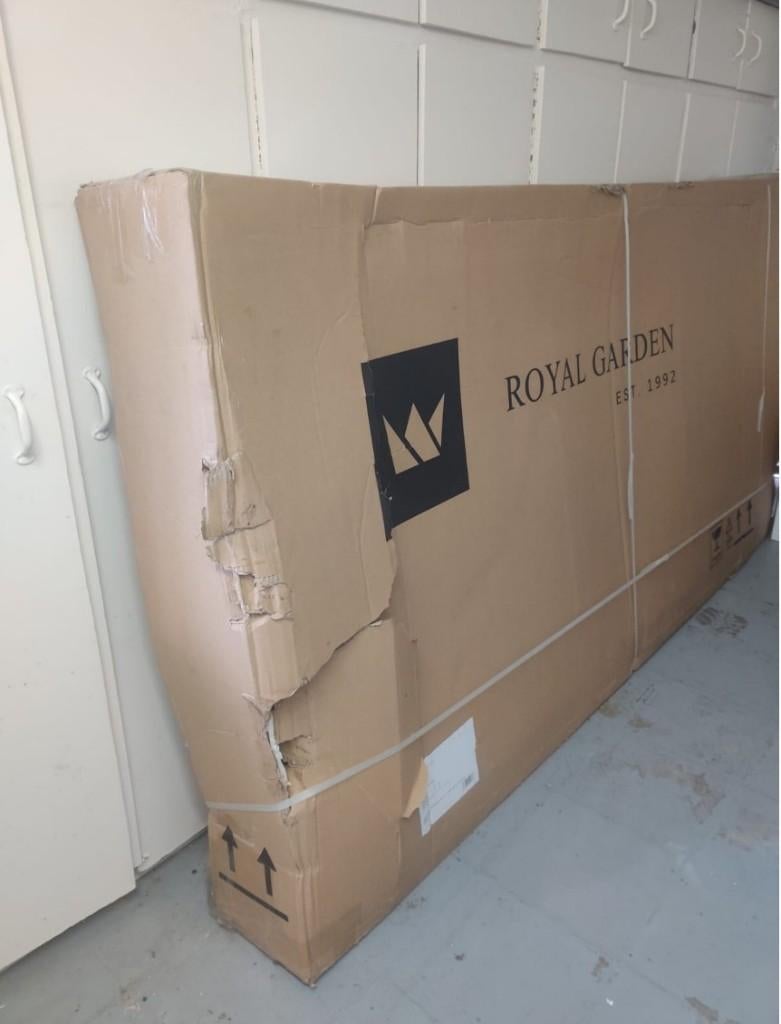 Keramische tuintafel van 240 cm — 10 personen — nieuw, Tuin en Terras, Tuintafels, Nieuw, Rechthoekig, Aluminium, Ophalen