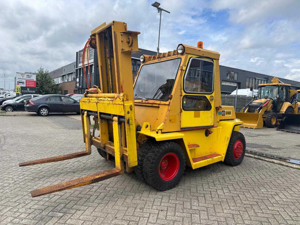 Caterpillar V140 6500KG Lepelversteller Diesel Vorkheftruck, Zakelijke goederen, Diesel, Heftruck, Caterpillar