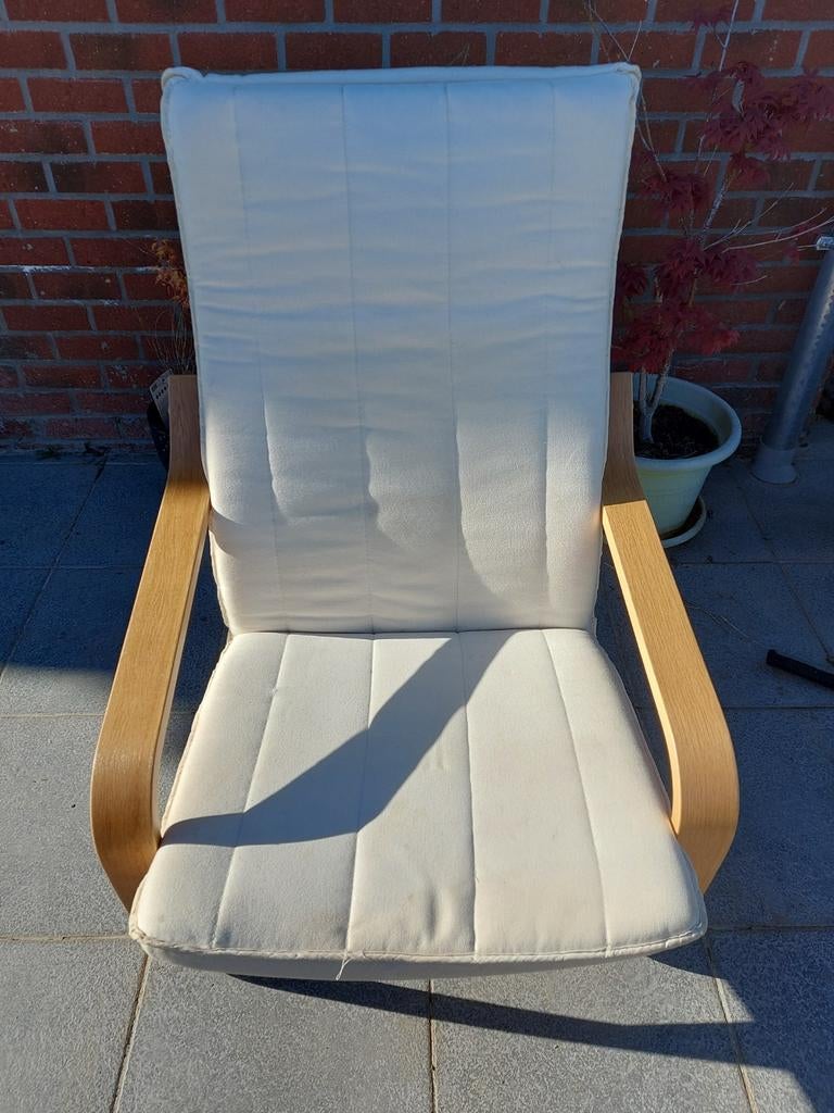 Fauteuil poang Ikea avec coussin, Maison & Meubles, Fauteuils, Enlèvement