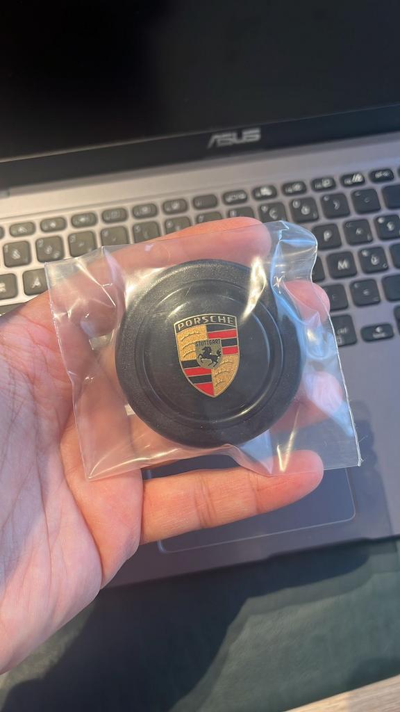 Porsche klaxonknop toeter knop, Auto-onderdelen, Ophalen of Verzenden, Nieuw, Porsche