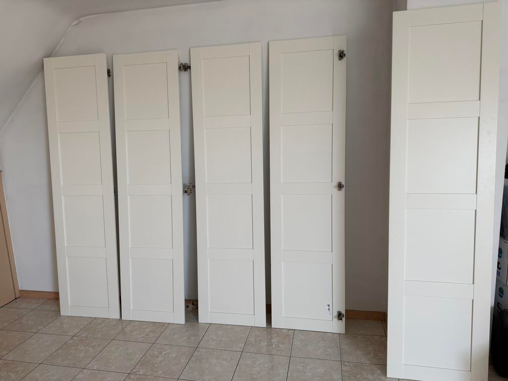 Vijf IKEA PAX inloopkastdeuren, Huis en Inrichting, Ophalen, Zo goed als nieuw