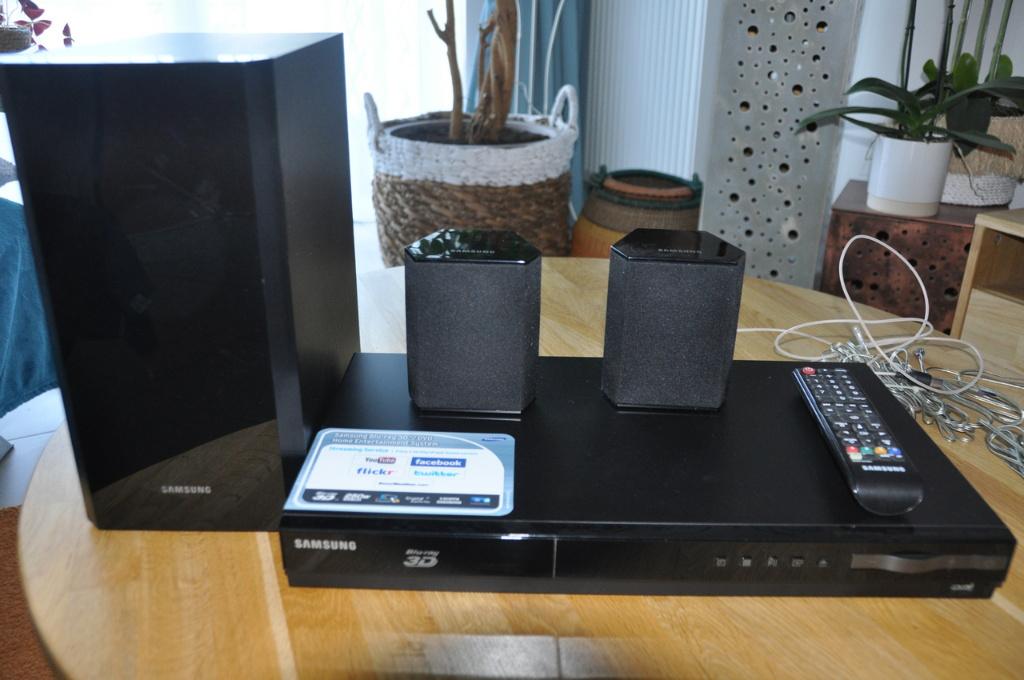 HOME CINEMA SAMSUNG, Enlèvement, Système 2.1, Lecteur Blu-ray