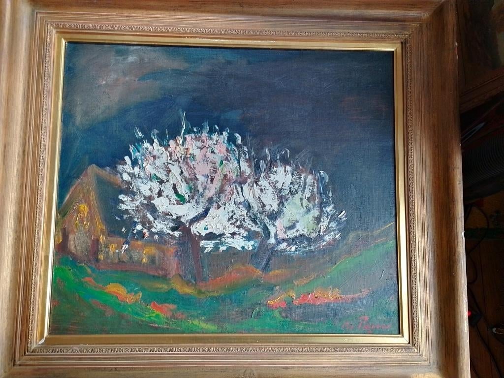 Gabriel de Pauw 1924 - 2000  Hoeve Bloeiende Appelbomen, Envoi