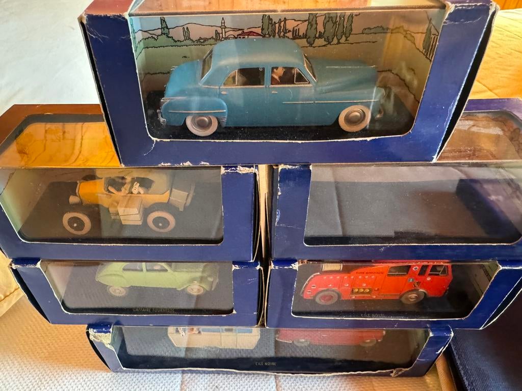 Collection 6 voiture tintin /cadeau, Enlèvement, Comme neuf, Voiture