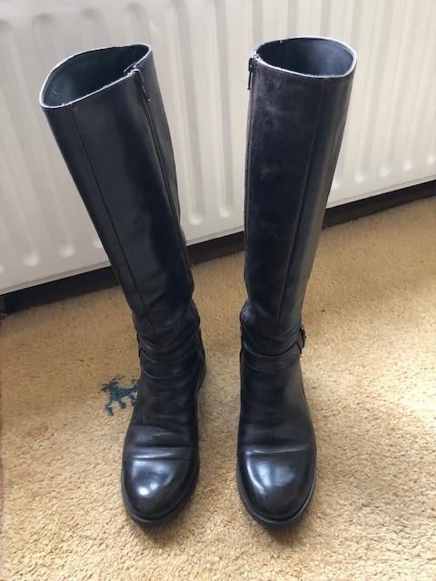 Lederen Laarzen Intrigo, Kleding | Dames, Schoenen, Hoge laarzen, Bruin, Nieuw, Ophalen of Verzenden