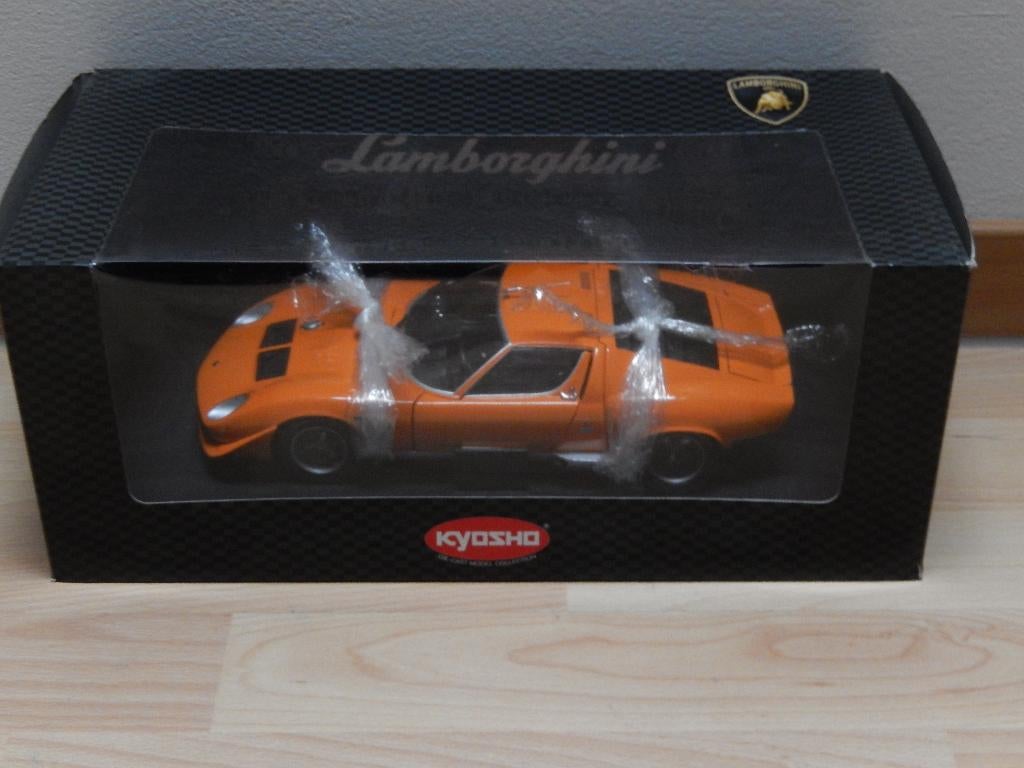 Lamborghini Miura SVR 1/18 Kyosho, Hobby en Vrije tijd, Modelauto's | 1:18, Ophalen of Verzenden, Zo goed als nieuw, Auto, Kyosho