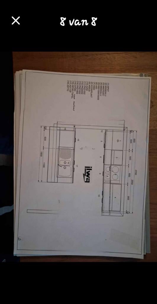 Degelijke Ilwa keuken Te Koop, Ophalen