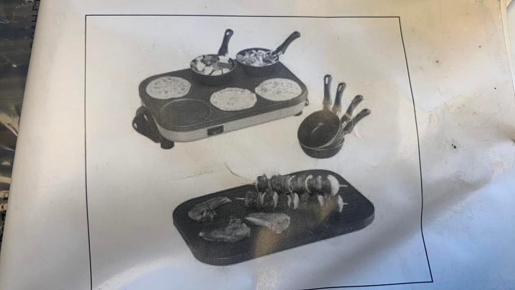 Tafelgril electrisch keenox GW-P08, Enlèvement, Comme neuf, Gril de table