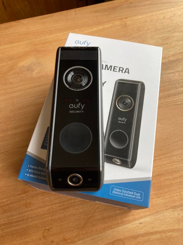 Eufy 2K Dual camera deurbel, Huis en Inrichting, Deurbellen, Ophalen, Gebruikt, Draadloos