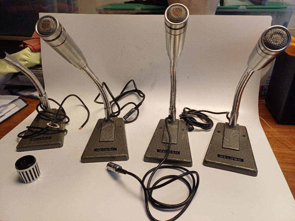 Geloso microfoons, Ophalen, Gebruikt, Studiomicrofoon