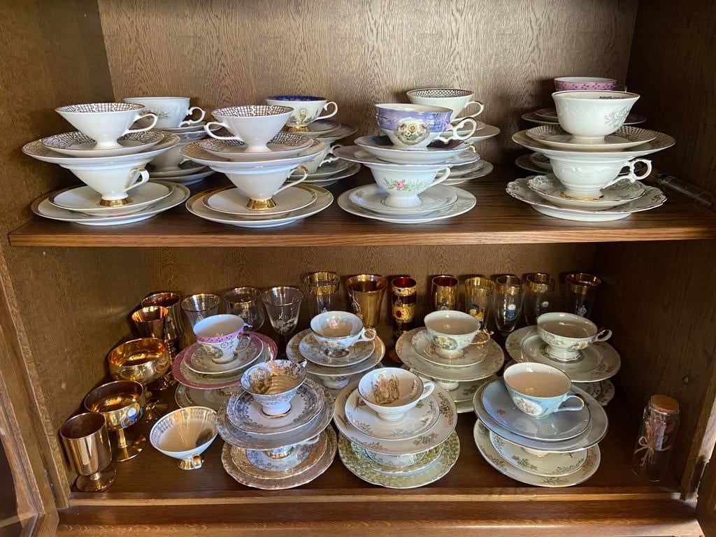 Antiek koffie/thee service, Ophalen