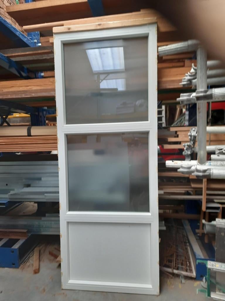 Raam in PVC, Doe-het-zelf en Bouw, Glas en Ramen, Zo goed als nieuw, Gevelraam of Ruit, 160 cm of meer, 80 tot 120 cm, Dubbelglas