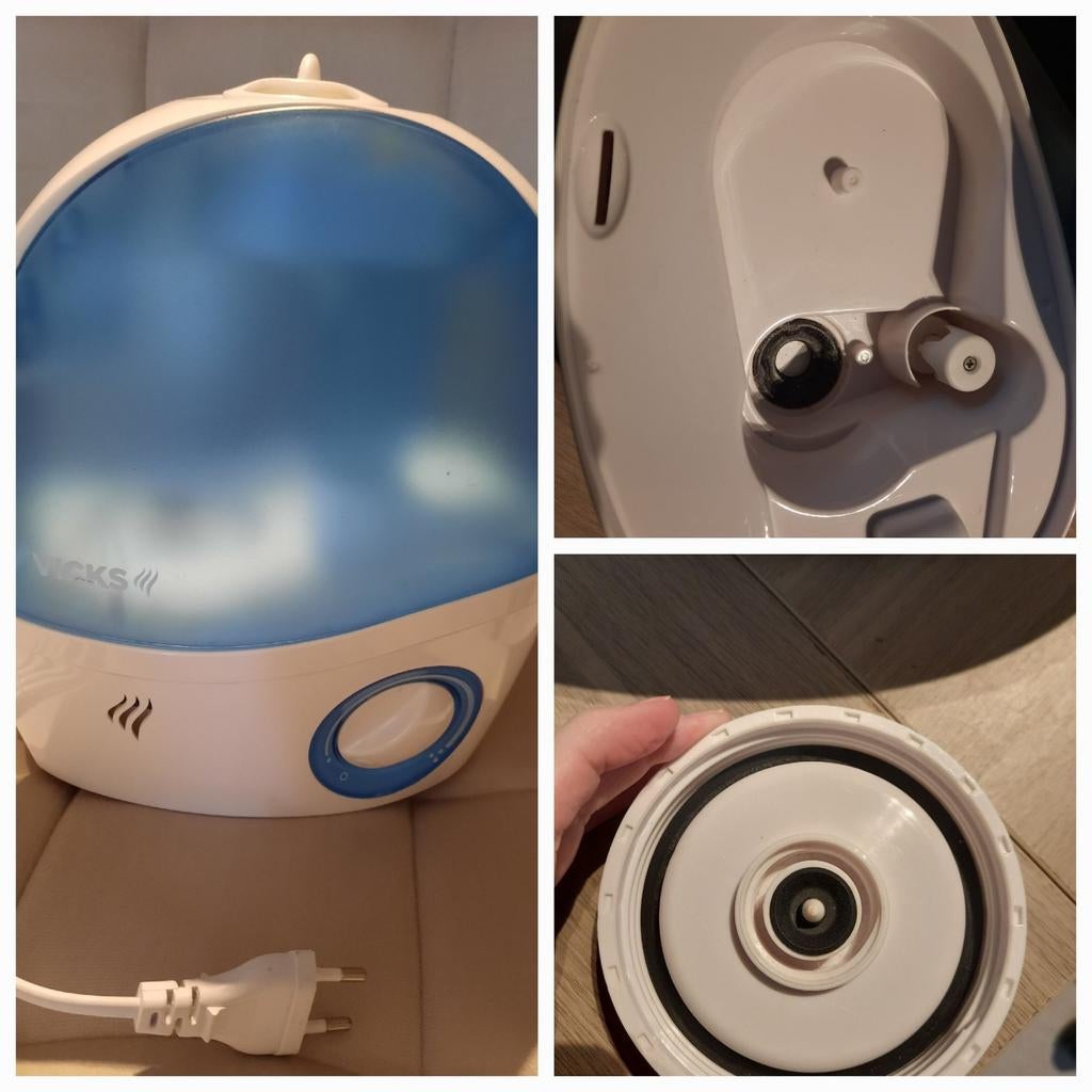 Vicks luchtbevochtiger met of zonder geurpads, Ophalen