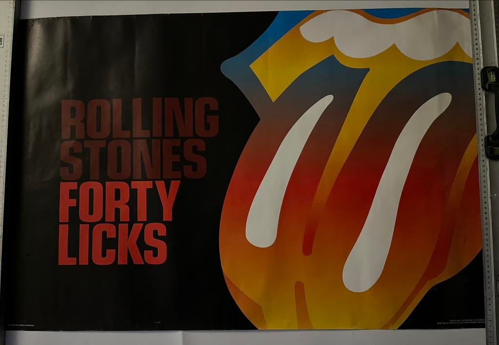 ROLLING STONES FORTY LICKS  POSTER, Ophalen, Zo goed als nieuw