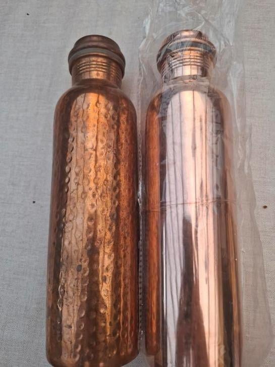 Authentieke Koperen Drinkflessen – Stijlvol & Gezond, Ophalen of Verzenden