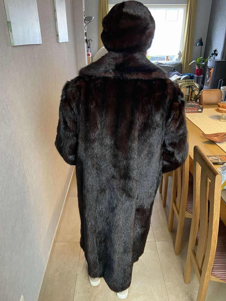 Manteau en fourrure de vison + chapeau assorti, Vêtements | Femmes, Secq's Pelzen, Enlèvement ou Envoi, Comme neuf