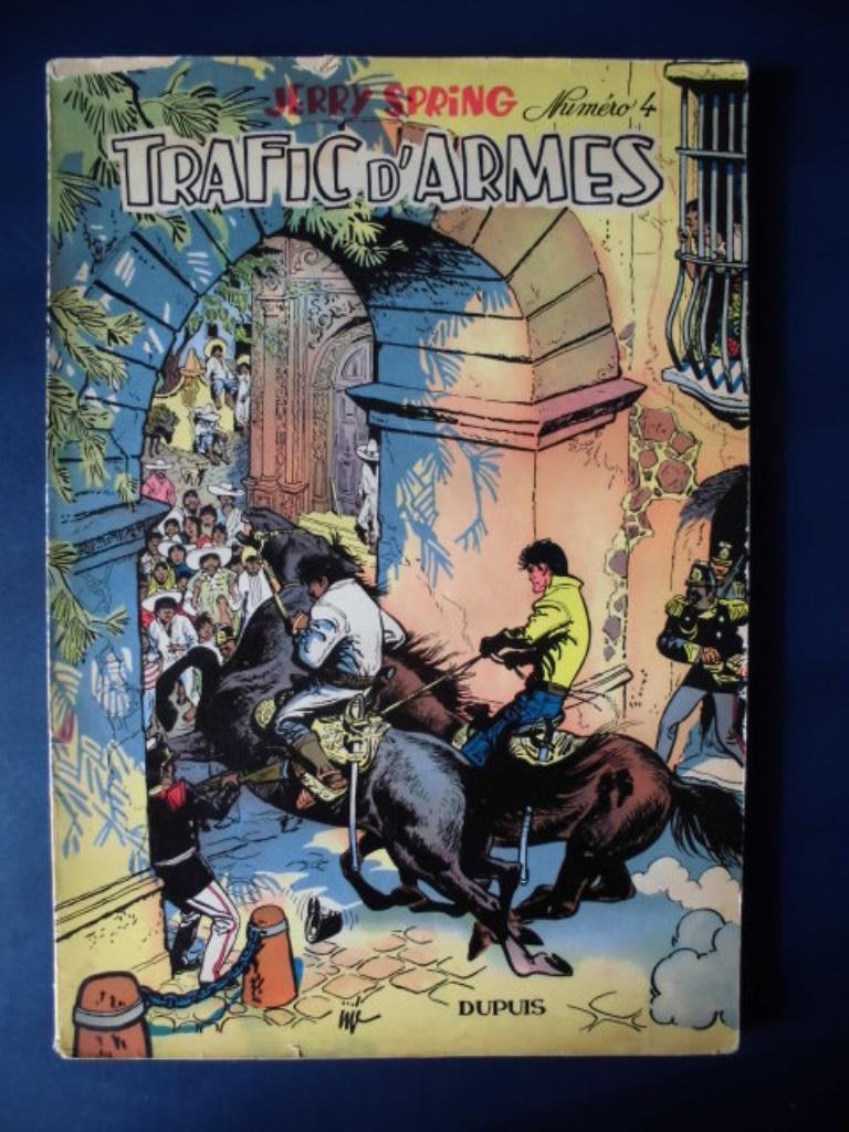 Strip Jerry Spring, Jijé 1957, Traffic d'armes, Boeken, Ophalen of Verzenden