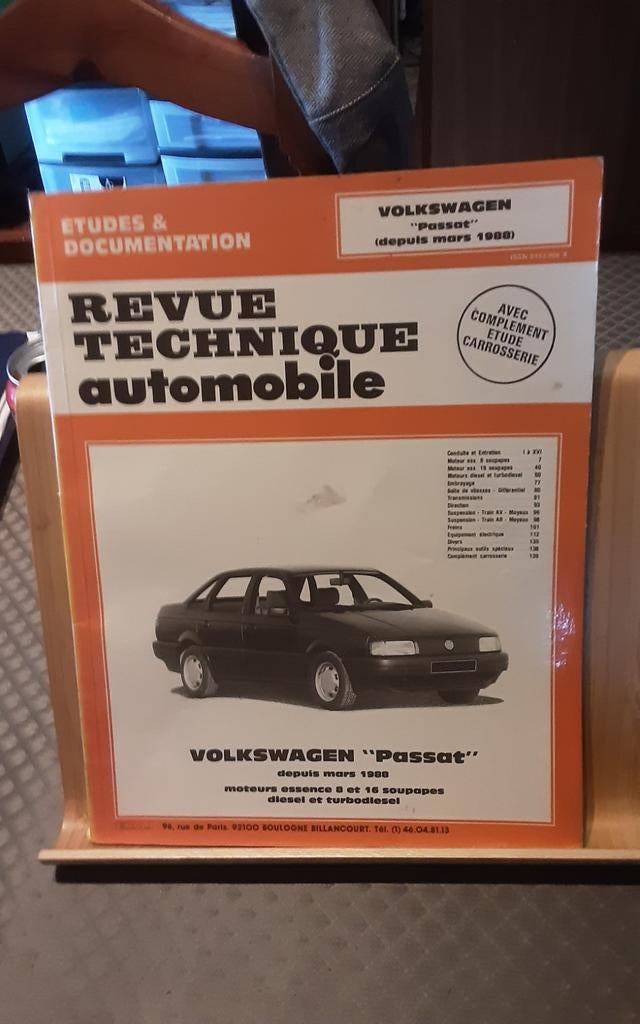 Volkswagen passat revue technique, Enlèvement ou Envoi