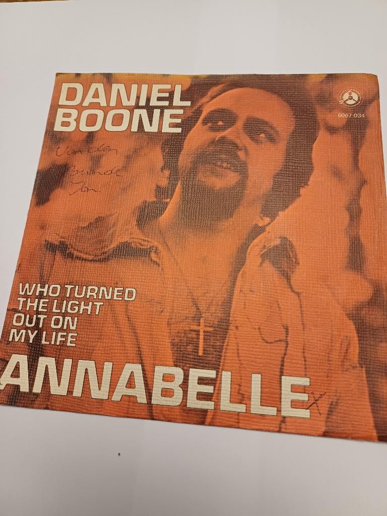 SINGLE DANIEL BOONE-ANNABELLE-, Enlèvement ou Envoi, Single, Utilisé, Pop