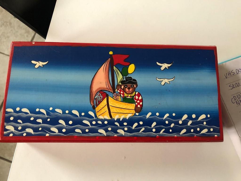 Houten tekendoos, Hobby en Vrije tijd, Tekenen, Ophalen of Verzenden, Zo goed als nieuw