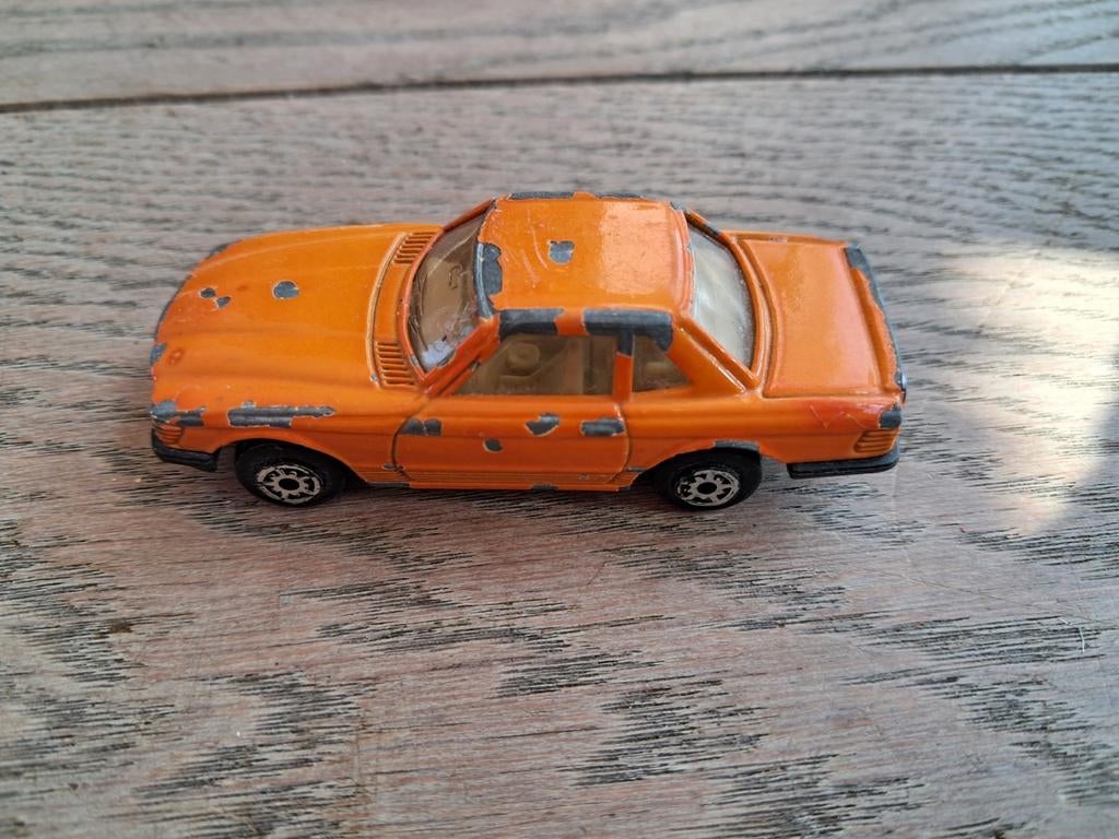 Schaalmodel Mercedes 500 SL, EDOCAR 1988, Ophalen of Verzenden, Zo goed als nieuw