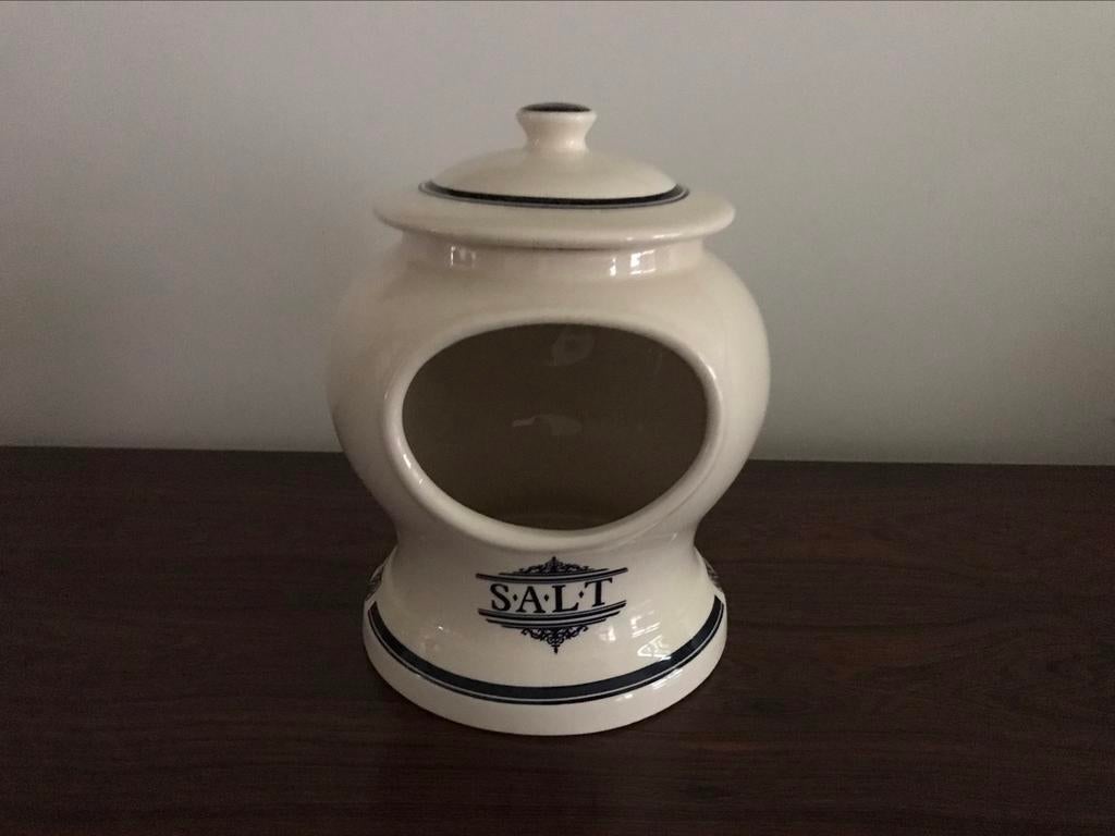 The Victorian 1869 pottery England salt pig zoutpot keramiek, Ophalen of Verzenden