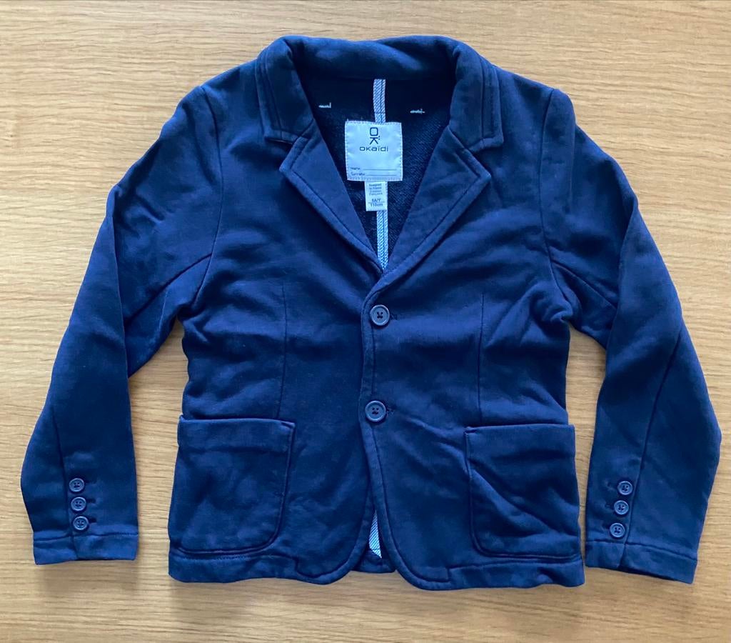 Veste / Blazer bleu marine - 5 ans - 7€, Comme neuf, OKAÏDI, Garçon