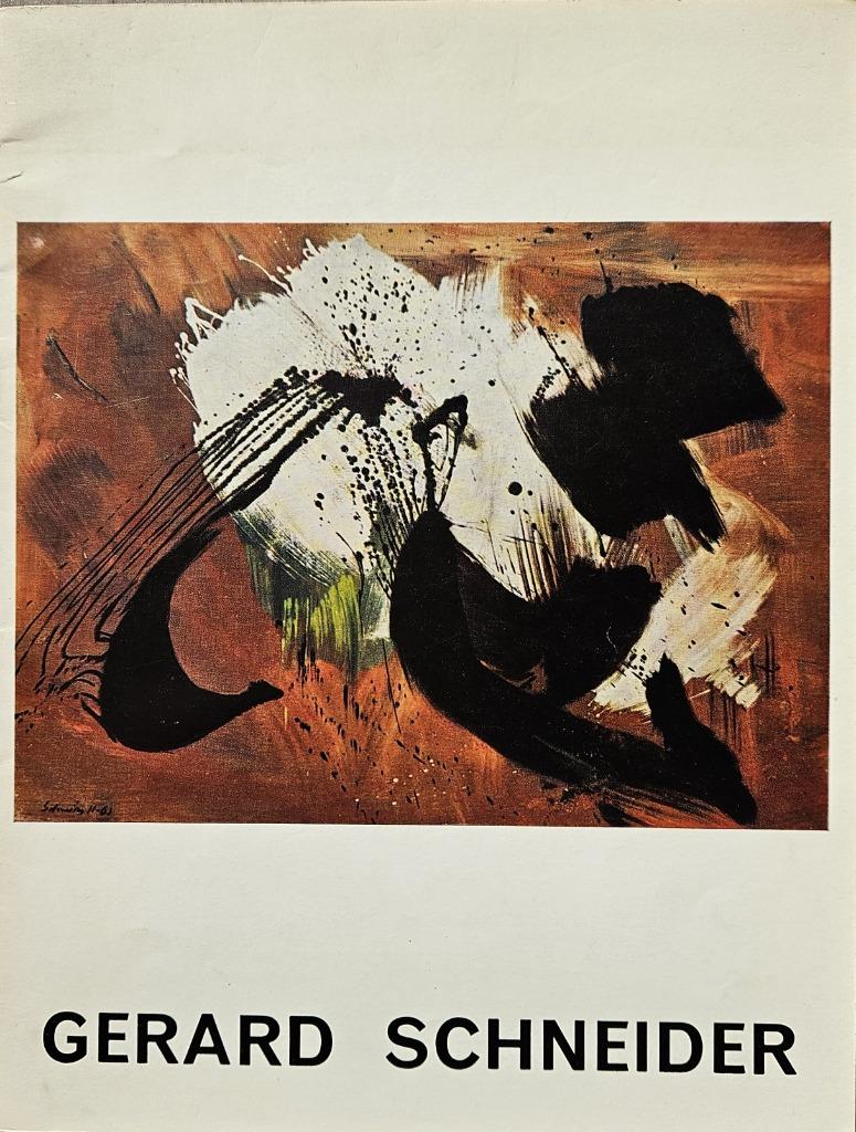 Gerard Schneider - 1962 - Palais des Beaux-Arts Bruxelles, Gelezen, Marcel Brion, Ophalen of Verzenden, Schilder- en Tekenkunst