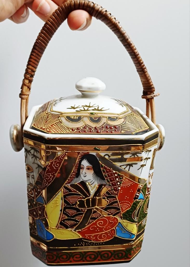 Boîte à biscuits Satsuma, Antiquités & Art, Enlèvement ou Envoi