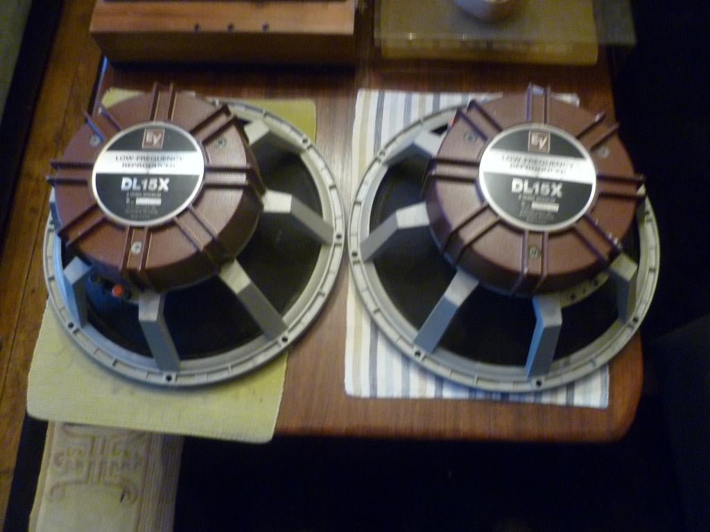 paar EV dl15x, Audio, Tv en Foto, Luidsprekerboxen, Ophalen, Gebruikt