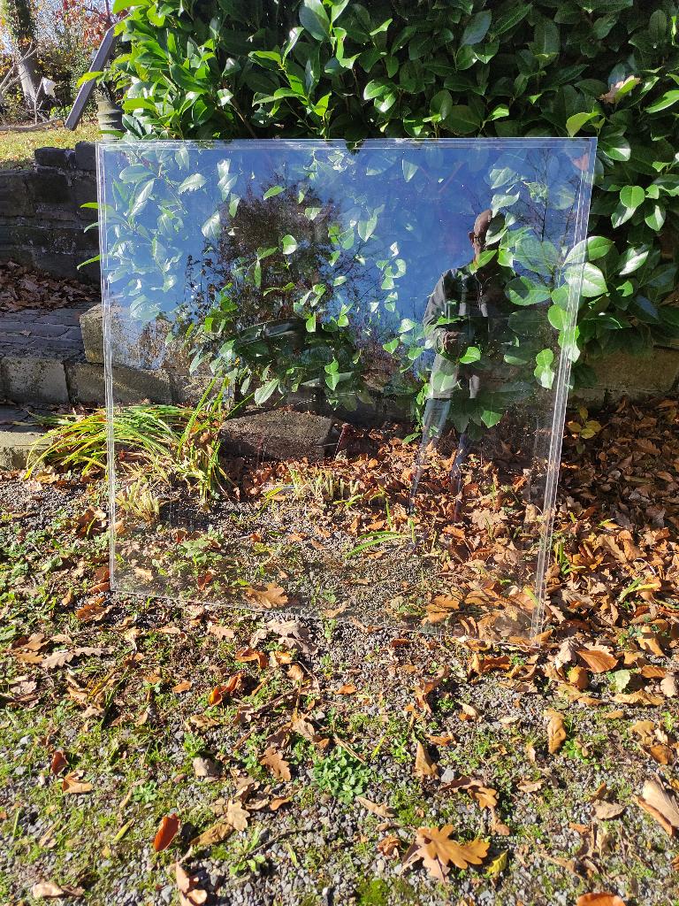 Plexi 1mx1m  8€, Doe-het-zelf en Bouw, Ophalen
