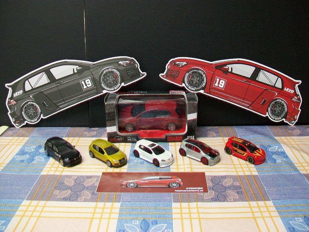 VW Volkswagen Golf - Matchbox Majorette Hot Wheels Tuning, Ophalen of Verzenden, Zo goed als nieuw, Auto's