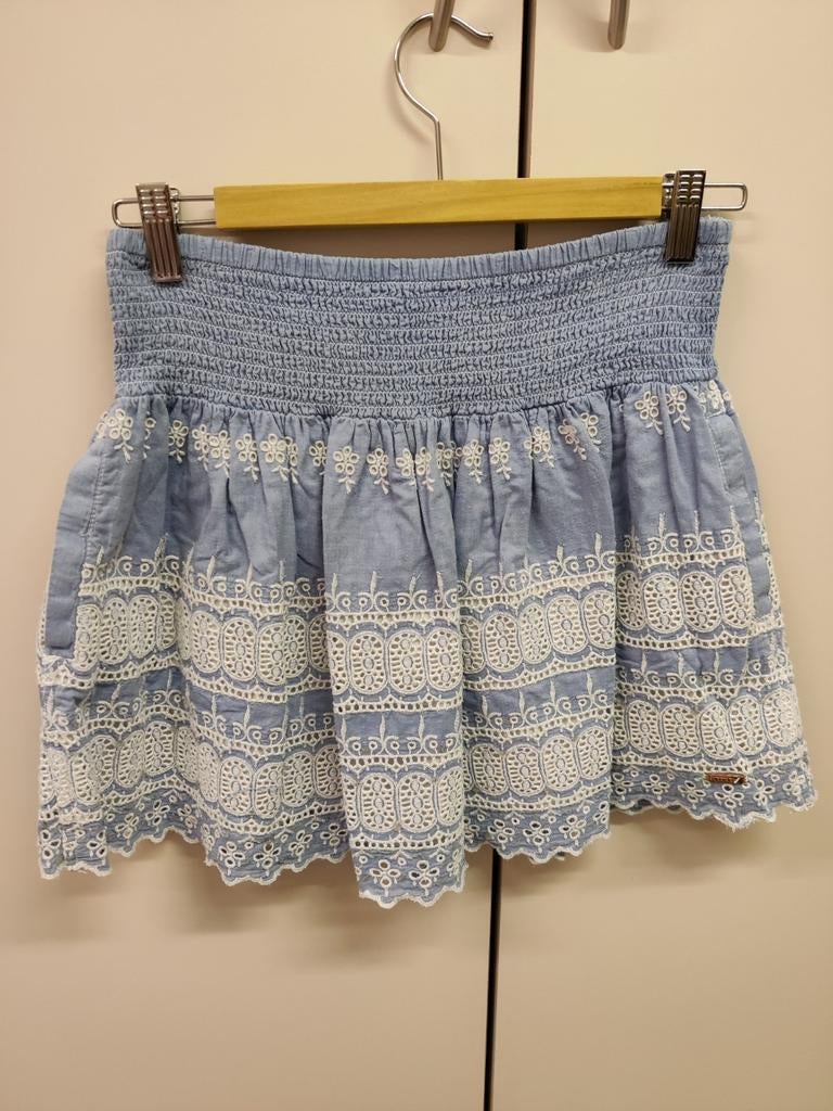 Mooi zomerrokje met brodderie., Superdry, Meisje, Ophalen of Verzenden, Zo goed als nieuw