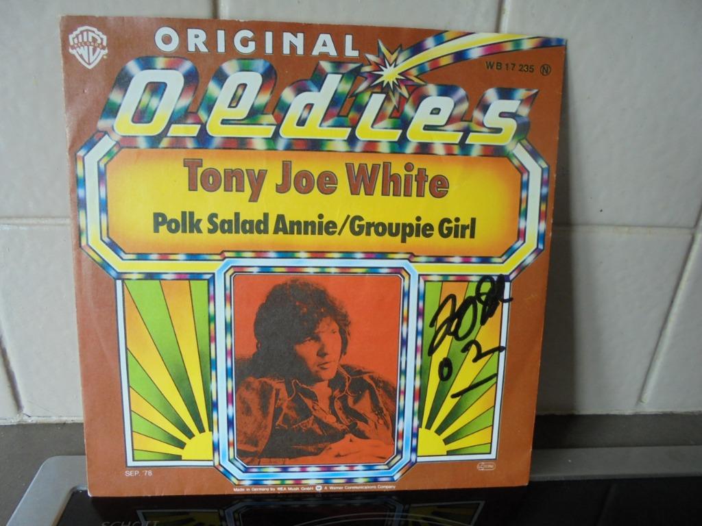 Tony Joe White  polk salad annie  getekend, Cd's en Dvd's, Ophalen of Verzenden