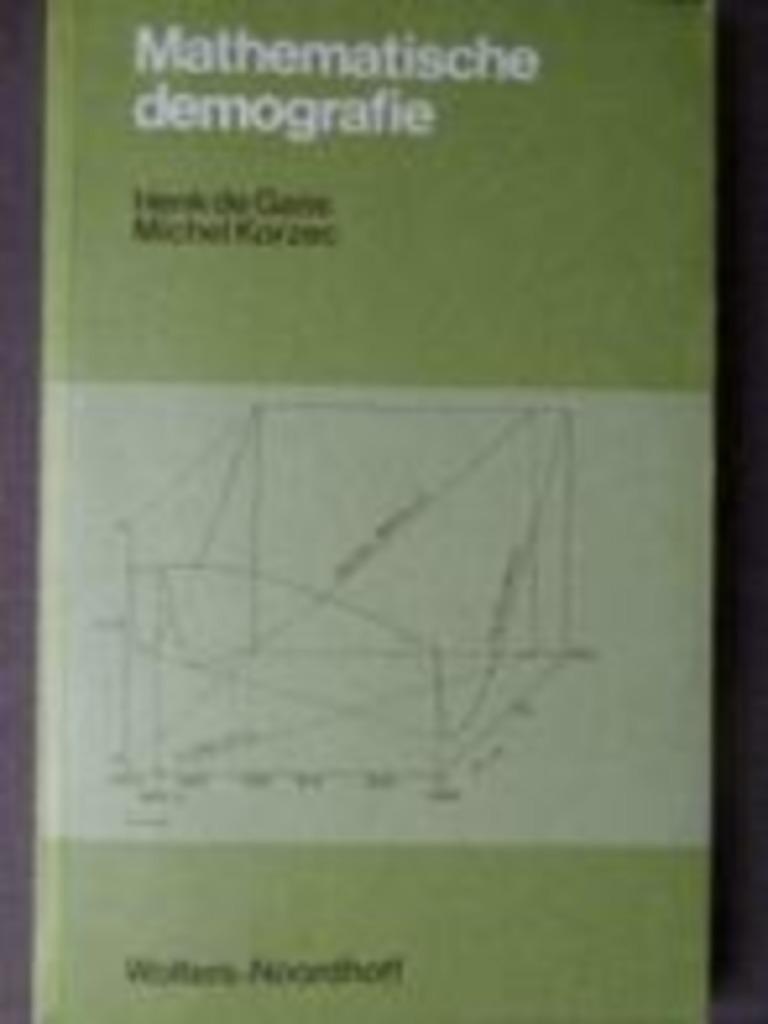 Mathematische demografie / H. de Gans & M. Krozec, Ophalen, Zo goed als nieuw, H. de Gans & M. Krozec