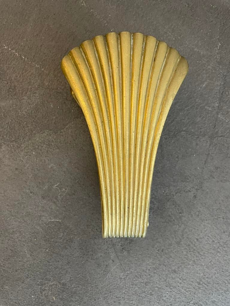 Poignée de porte bronze massif 60’s, Enlèvement ou Envoi, Bronze