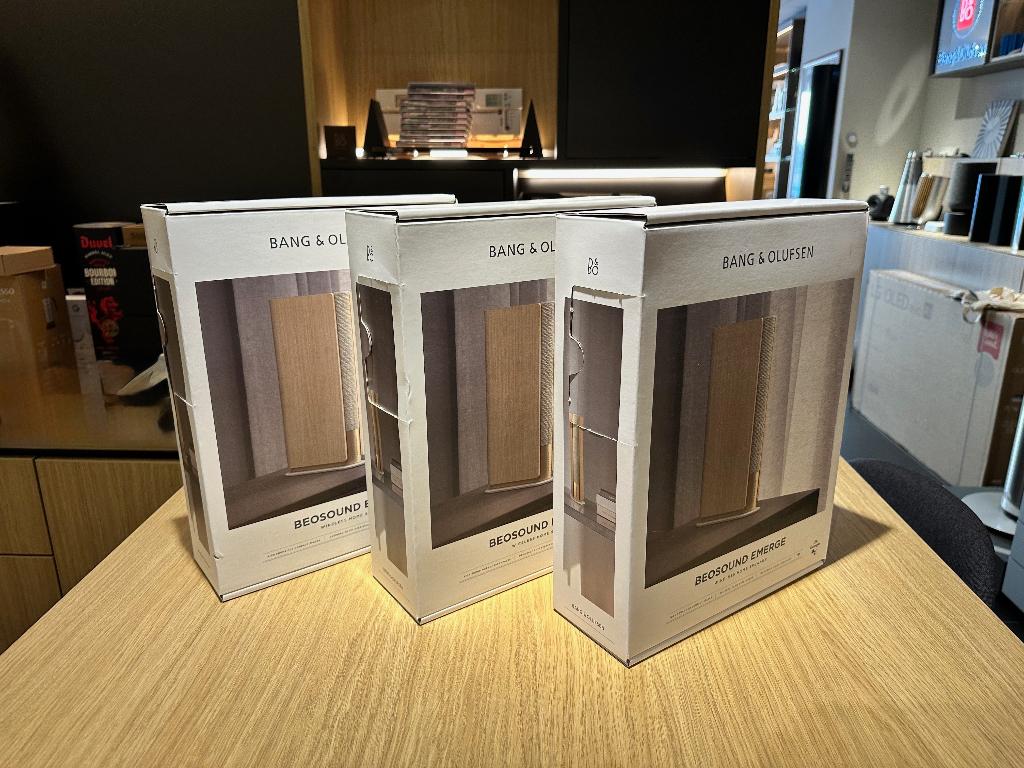 Bang & Olufsen Beosound Emerge Gold Tone NIEUW IN DOOS - B&O, Overige merken, Info@bang-olufsen.dk, Nieuw, Ophalen of Verzenden