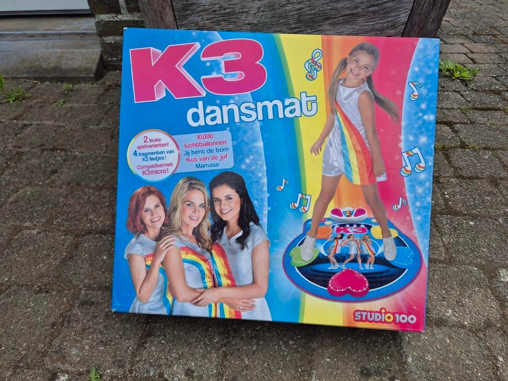 dansmat K3, Ophalen, Gebruikt