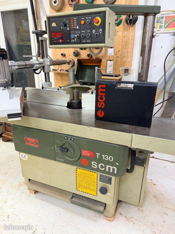 Scm t130 freesmachine/toupie, Zakelijke goederen, Machines en Bouw | Houtbewerking, Ophalen