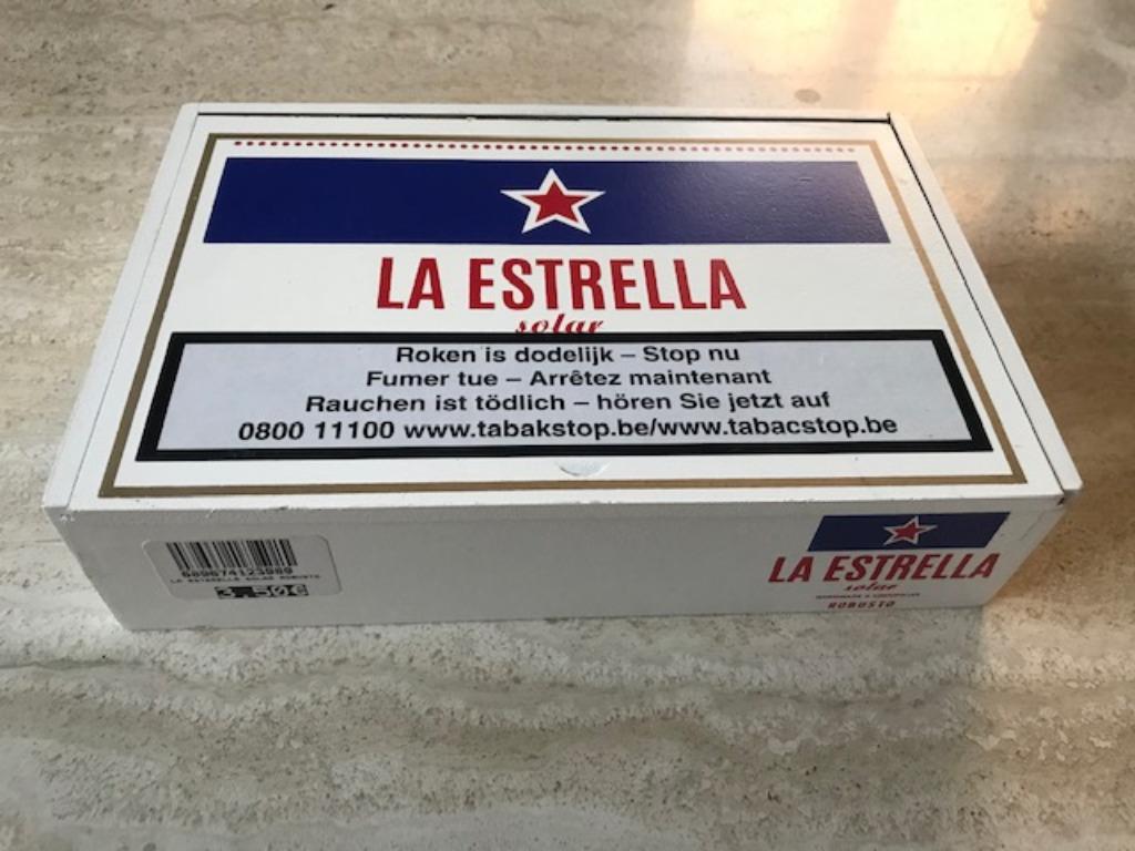 Sigarendoos "La Estrella" (nr4719), Verzamelen, Ophalen of Verzenden, Nieuw, Tabaksdoos of Verpakking