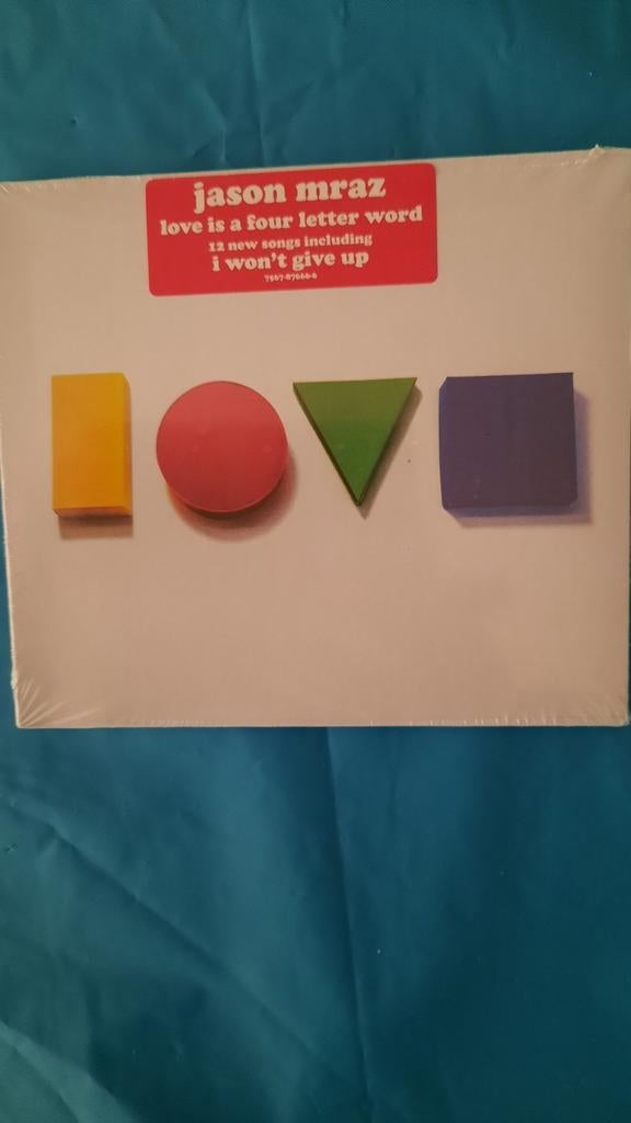 CD NIEUW JASON MRAZ Love is a four letter word, Ophalen of Verzenden, Nieuw in verpakking