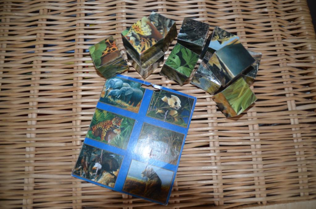 blok puzzel: wilde dieren, Ophalen of Verzenden, Gebruikt, 4 tot 6 jaar