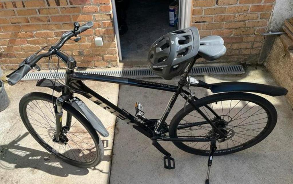 Prix baissé-TREK DUAL SPORT 1 BLACK(utilisé 2fois!) taille L, Vélos & Vélomoteurs, Vélos | Hommes | Vélos pour homme, Neuf, Enlèvement ou Envoi