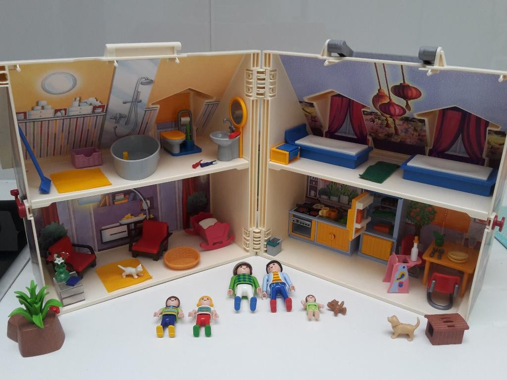 Groot Playmobil huis met toebehoren, 5167, 65 onderdelen, Enlèvement ou Envoi, Comme neuf, Ensemble complet