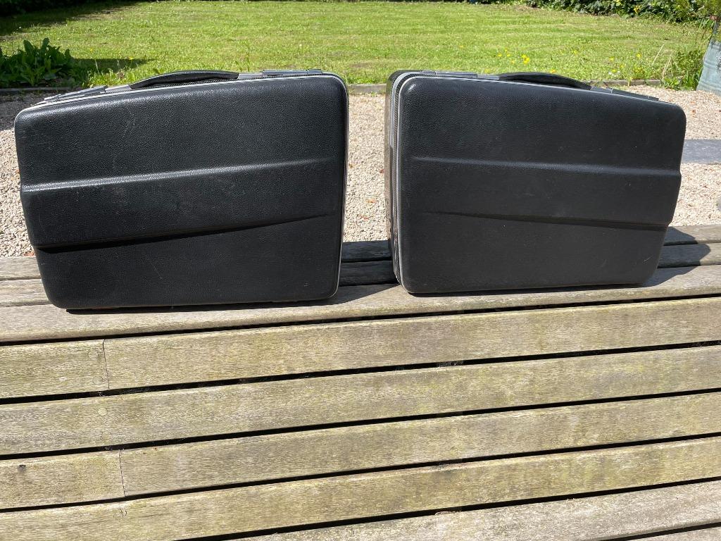 Koffers BMW + topcase, Motoren, Ophalen, Gebruikt