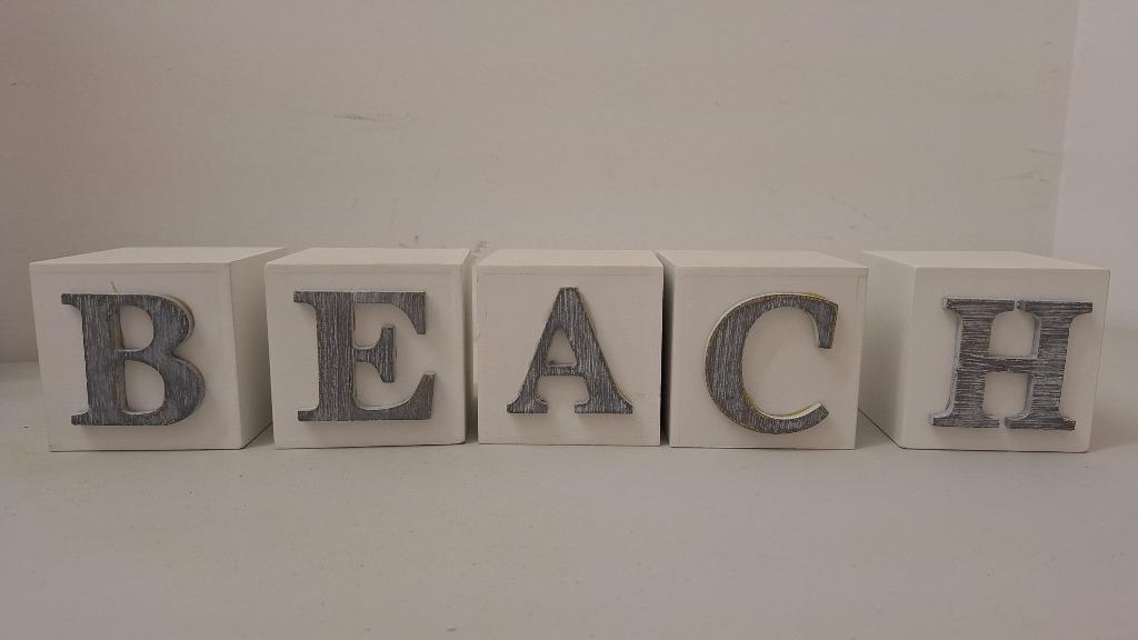 5 cubes décoratifs BEACH, Maison & Meubles, Enlèvement