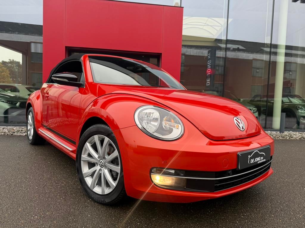Volkswagen Beetle Cabrio Club Edition Benzine/Navi/Pdc/Airco, Auto's, Volkswagen, Stof, Overige kleuren, Cabriolet, Bedrijf